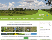Tablet Screenshot of naturpark-droemling.de
